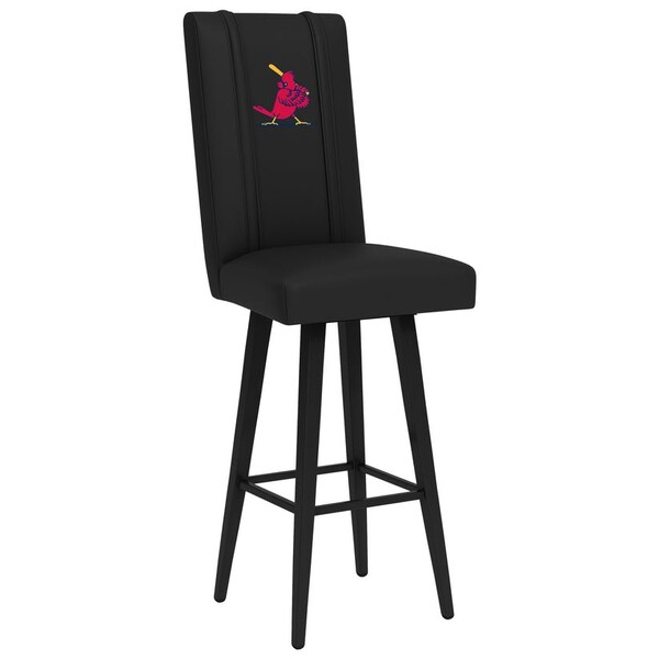 Dreamseat Swivel Bar Stool 2000 with St Louis Cardinals Cooperstown Primary Logo XZ2000BSSBLK-PSCOOP0100 - main